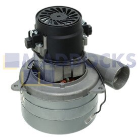Original Austrag-Motor (tangential), Hersteller Ametek CZ, zweistufig, 5,7", 240 V, 1400W, komplett mit Gehäuse und Stutzen