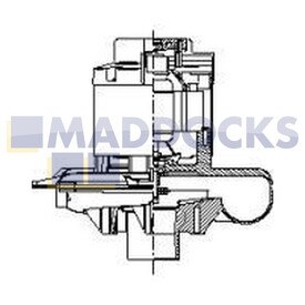 Genuine Original Ametek Lamb Produced Single Stage Tangential Bypass Motor 9", 120V 119892-00