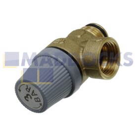 Kompatibel für Demrad & Heatline Boiler 3 Bar 1/2 Sicherheitsdruckbegrenzungsventil