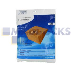 Original Papierbeutel und Filterset für Electrolux Powerlite Z3318/19 (E59)