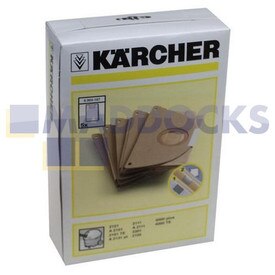 Original Filterbeutel für Staubsauger Kärcher A2101 (Packung mit 5 Stück)