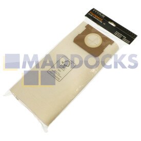 Original Titan TTB775VAC 20Ltr, TTB776VAC 30Ltr, TTB351VAC 20Ltr, TTB430VAC 30Ltr Nass- und Trockensauger Papiertüten (5 Stück)