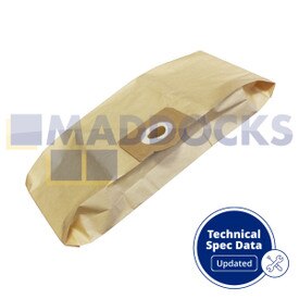 Kompatibler VB157T für Goblin Aquavac 960; Earlex Combi Power Vac WD1200 Serie Papiertüten (10 Stück)
