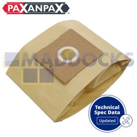 Kompatible Papierstaubbeutel VB165 'Daewoo RC105' (Packung mit 5 Stück)