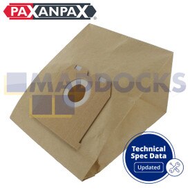 Kompatible Papierstaubbeutel VB186 'Electrolux Lite' (Packung mit 5 Stück)