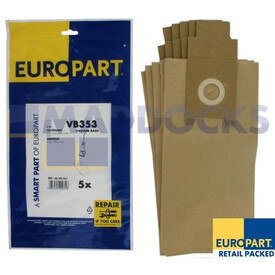 Kompatible Papierbeutel VB353 'Hotpoint 8630' (Packung mit 5 Stück)