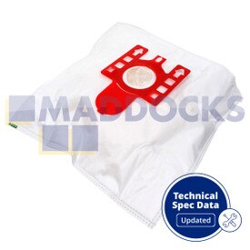 Kompatibles SMS-Beutel- und Filterset VB375H20 Miele FJM & H (Großpackung mit 20 Stück)