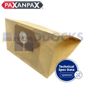 Kompatible Papierstaubbeutel VB394 'Numatic 350 2B' (Packung mit 5 Stück)