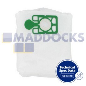 Kompatible SMS-Beutel VB395H 'Numatic 450 3B' (Packung mit 5 Stück)