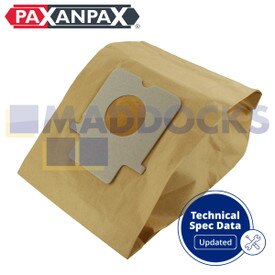 Kompatible Papierstaubbeutel VB450 'Panasonic 71 / 852 Bodenstaubsauger' (Packung mit 5 Stück)