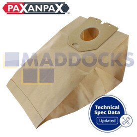 Kompatible Papierstaubbeutel VB463 'Philips T520 Turbo' (Packung mit 5 Stück)