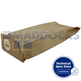 Kompatible Papierbeutel VB474T 'Ensign 350', flach gefaltet (Packung mit 10 Stück)