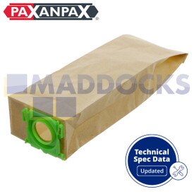 Kompatible Papierbeutel VB475 'Sebo X' (Packung mit 5 Stück)