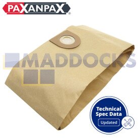 Kompatible Papierstaubbeutel VB483 'Vax 2000 Bodenstaubsauger' (Packung mit 5 Stück)