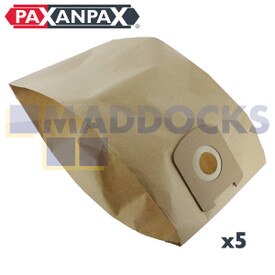 Kompatible Papierbeutel VB806 Argos Value VU-201, Bush BU202, BC302 (Packung mit 5 Stück)