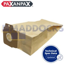 Kompatible Papierbeutel VB821 Kärcher CV30 (Packung mit 5 Stück)