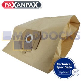 Kompatible Papierbeutel VB824 'Taski Vento 15' (Packung mit 5 Stück)