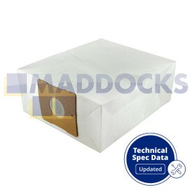 Kompatible VB834 Truvox VTV Valet Tub Vac Papiertüten (10 Stück)
