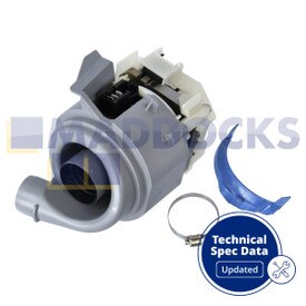 Original Bosch Geschirrspüler-Komplettwärmepumpe der SMV-Serie mit Saugnapf