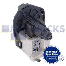 Original Original Amica, Bush, CDA, Electra, Essentials, Kenwood, Montpellier, Rangemaster, Russell Hobbs, Servis, Sharp, Statesman, Techwood, Viceroy Multi-Model passend für Geschirrspüler und Waschmaschinen-Abfluss-Pumpensockel