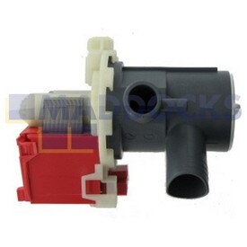 Original Ablaufpumpen-/Filtergehäuseeinheit für Smeg AP, LB, LBE, SL, ST, WH; Whirlpool AWG329, AWG345, AWG349/3, G2PWD2/WH; Hotpoint BWM20, BWD20; Creda IW160D, IW160V