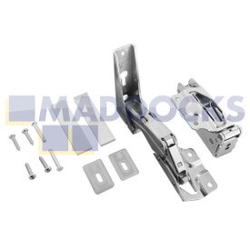 Original Türscharnierset (oben und unten), Hersteller Hettich, passend für verschiedene Modelle von Whirlpool Group: Whirlpool, Bauknecht, Ikea (3905 5.0 und 3362 5.0 / 3363 5.0)