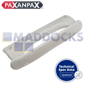 Kompatibler Türgriff, Kunststoff weiß, für Gefrier-/Kühlschrank Whirlpool AFG7000, ARC1000, ARC7000, WM1649WAQUA