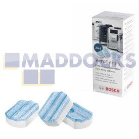 Original Entkalker für Kaffeemaschinen BSH Bosch Vero (Packung mit 3 Stück)