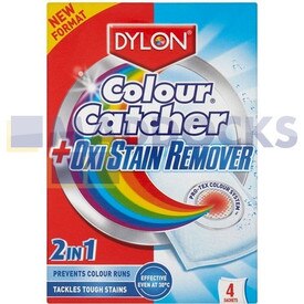 No Longer Available. Order 55-DN-07 [Genuine Original Dylon Colour Catcher & Oxi Stain Removal (Case of 6 Packets)]