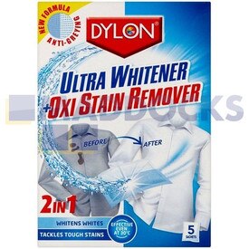 No Longer Available. Order 55-DN-07 [Genuine Original Dylon Ultra Whitener & Oxi Stain Removal (Case of 6 Packets)]