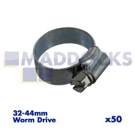 Universalschlauchschelle Größe 1X, 32-44 mm (Packung mit 50 Stück)