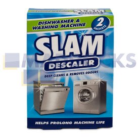 Original Kilrock Slam Entkalker & Reiniger für Waschmaschinen/Geschirrspüler (2 x 75 ml)