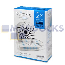 Original Kilrock Spiraflo Feuchtigkeitsfalle Nachfüllpackung (2 Stück)