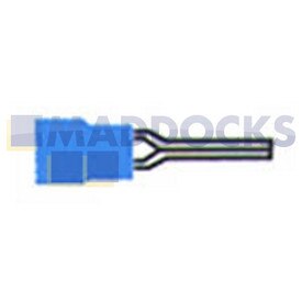 Universeller Stiftstecker, blau (Packung mit 100 Stück)
