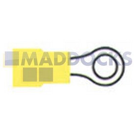 Universeller Ringkabelschuh, gelb (5 mm, Packung mit 100 Stück)
