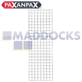 Universal Paxanpax Retail Display Gridwall verchromte Rückwand (6' x 2' / 180cm x 30cm)