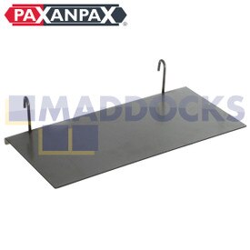 Universal Paxanpax Retail Display Gridwall Raw Finish Metall Produkt Display Regal (12" x 6" / 30cm x 15cm)