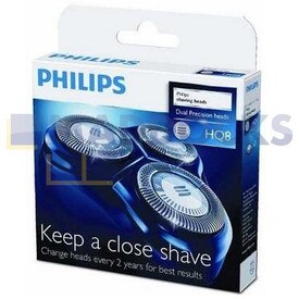 Genuine Original Philips Philishave 'HQ8' Type PowerTouch, AquaTouch, Sensotec Series Rotary Shaver Head (Pack of 3)