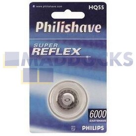 Genuine Original Philips Norelco 'HQ55' Type Super Reflex 6000 Easyshave Series Rotary Shaver Head (Pack of 1)