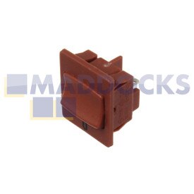 No Longer Available. Discontinued [Compatible for Vorwerk, Kobold, Folletto VK120, VK121, VK122 Orange Bipolar Switch (23 x 19mm)]