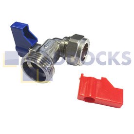 Universalhahn, 90° (3/4" x 15 mm, Packung mit 1 Stück)