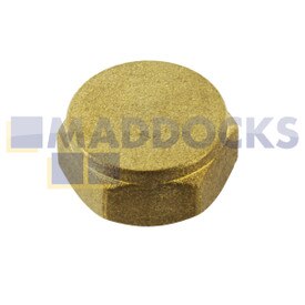 Universelle 3/4" Verschlusskappe, Messing (Packung mit 10 Stück)