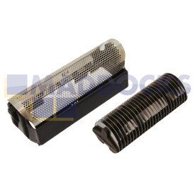 Kompatibel mit Braun '424' Typ System 1-2-3, Micron Vario 3, Action Line Serie Folienrasierer & Trimmer