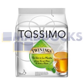 Original Bosch Tassimo T-Discs: Twinings Grüntee und Pfefferminze