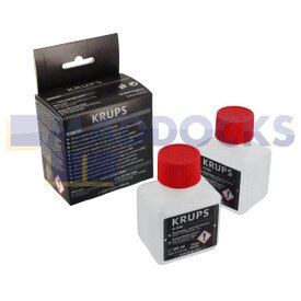 Original Krups Cappuccino-Reinigungsflüssigkeit (Packung mit 2 Stück, 100 ml)