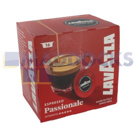 Original Lavazza A Modo Mio "Passionale" Espresso-Kapseln (Packung mit 16 Stück)
