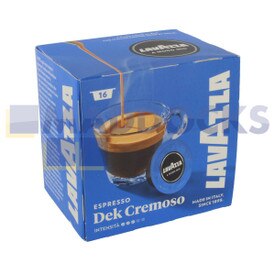 Original Lavazza A Modo Mio "Dek Cremoso" Espresso-Kapseln (Packung mit 16 Stück)