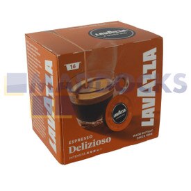 Original Lavazza A Modo Mio "Delizioso" Espresso-Kapseln (Packung mit 16 Stück)