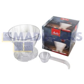 Original Melitta 1 x 4 Größe Pour Over Premium Clear Filterkegel