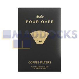 Original Melitta Pour Over 1x4 Type Kaffeefilterpapiere (40 Stück)